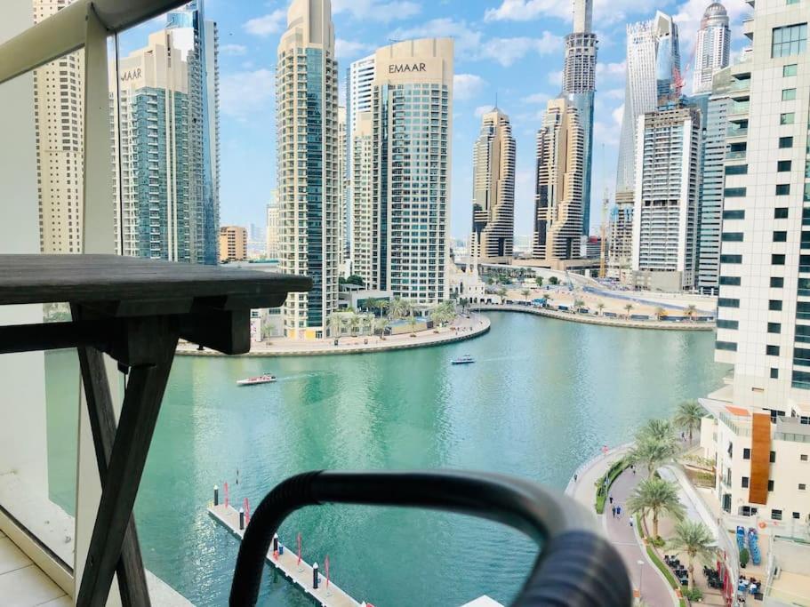 Panoramic Sea Views Studio Apartment - Marina Dubai Dış mekan fotoğraf